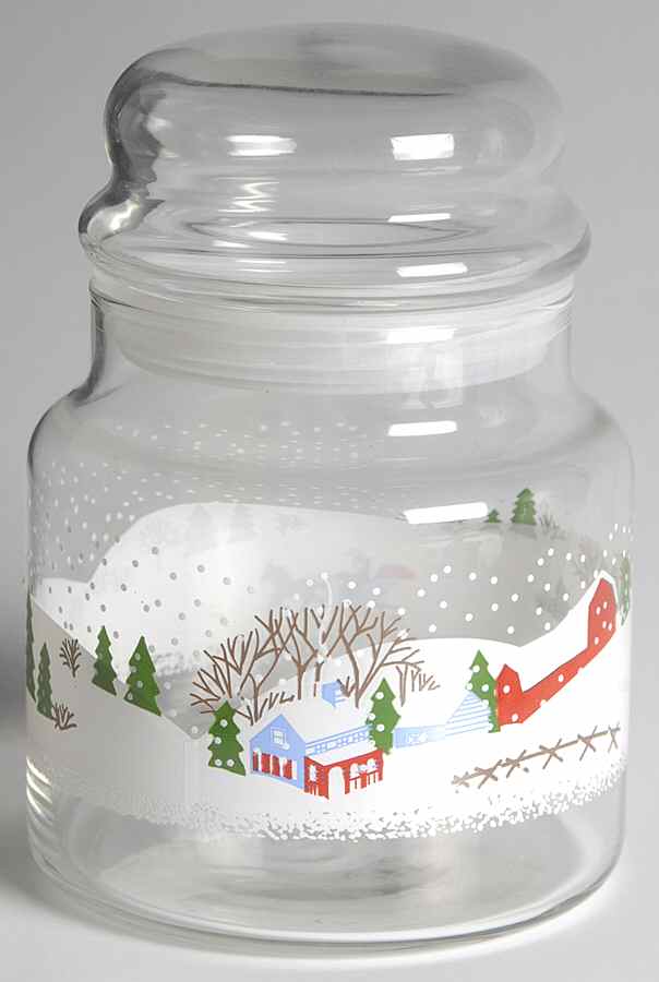 Sleighride Small Glassware Canister by Lenox-1