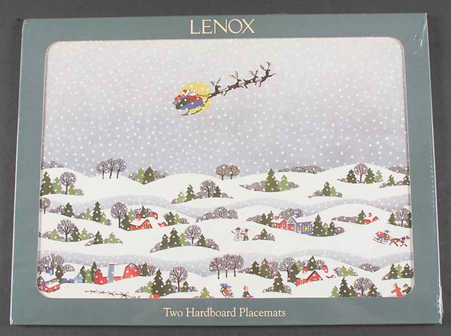 Sleighride (Set of 2) Corkboard Placemat by Lenox-1