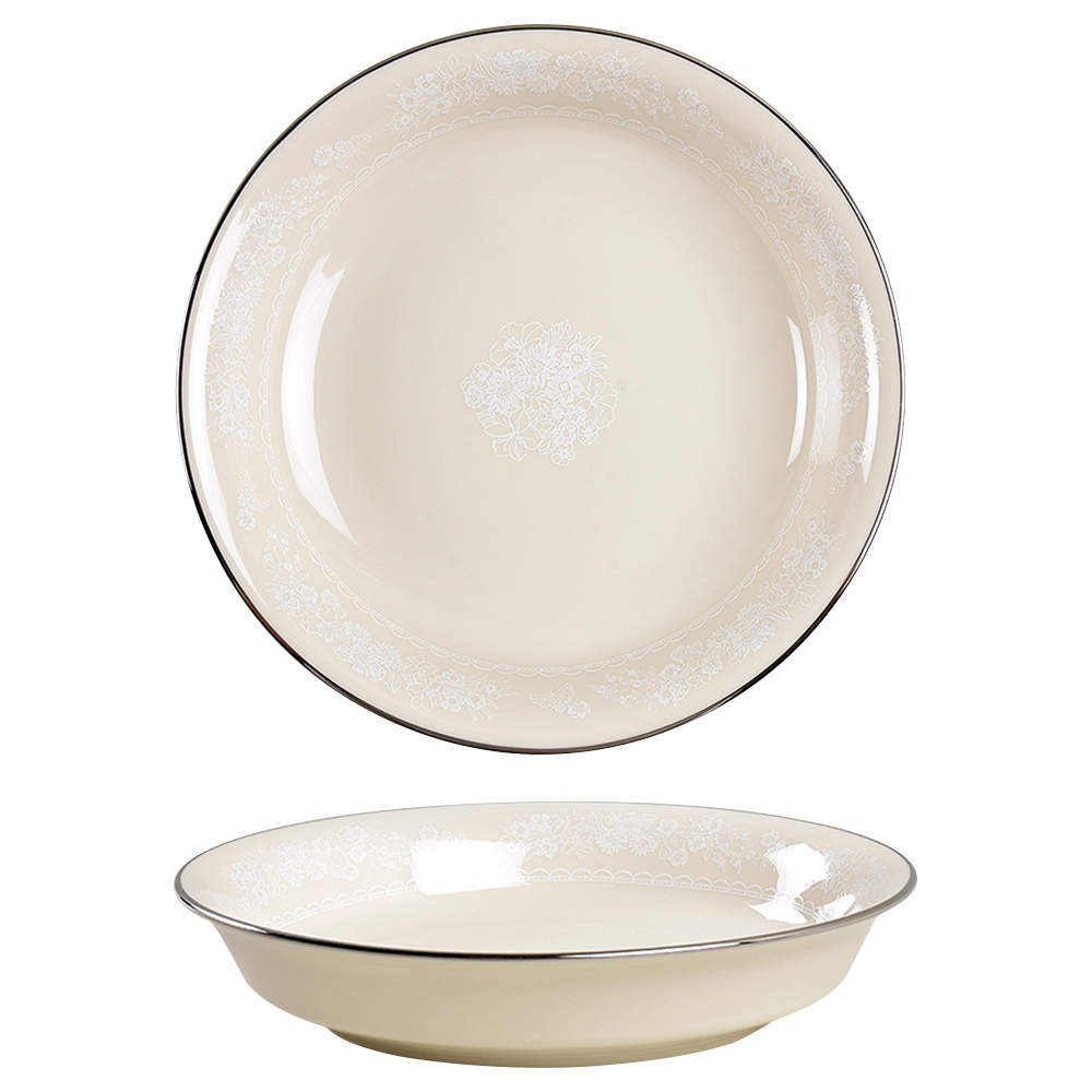 Snow Flower Coupe Soup Bowl by Lenox-1