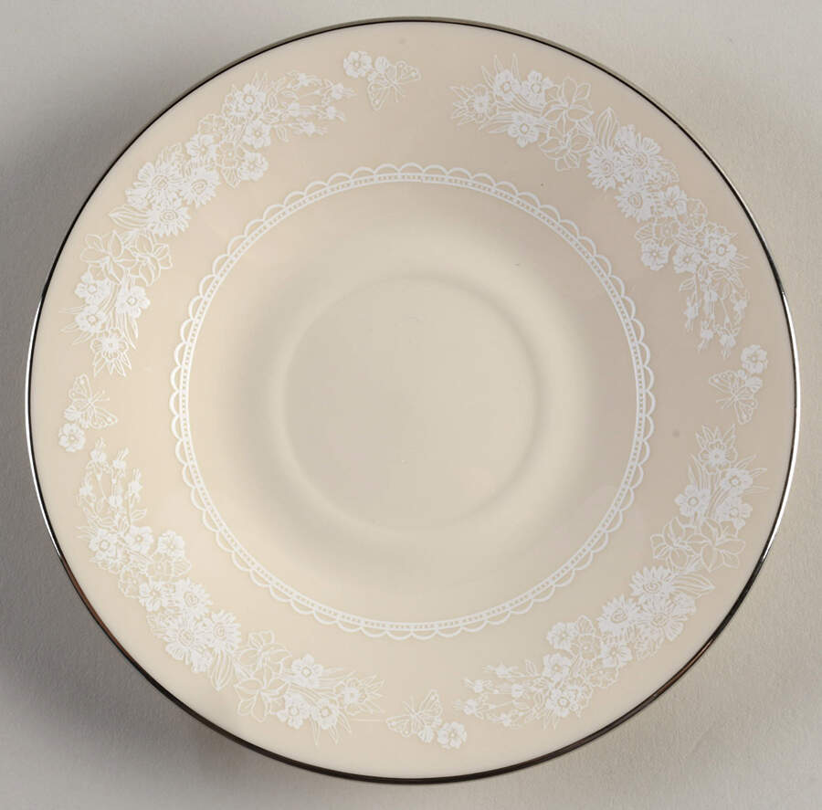Snow Flower Saucer by Lenox-1