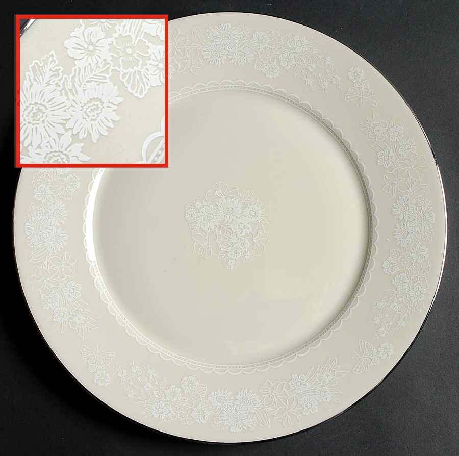 Snow Flower Dinner Plate by Lenox-1
