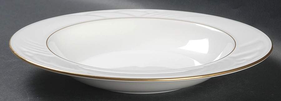Snowdrift Gold 9" Soup/Pasta Bowl by Lenox-1