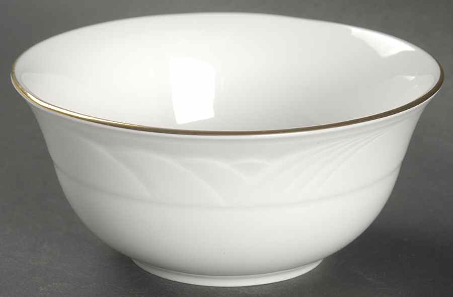 Snowdrift Gold Fruit/Dessert (Sauce) Bowl by Lenox-1