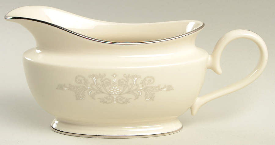 Snow Lily Gravy Boat by Lenox-1