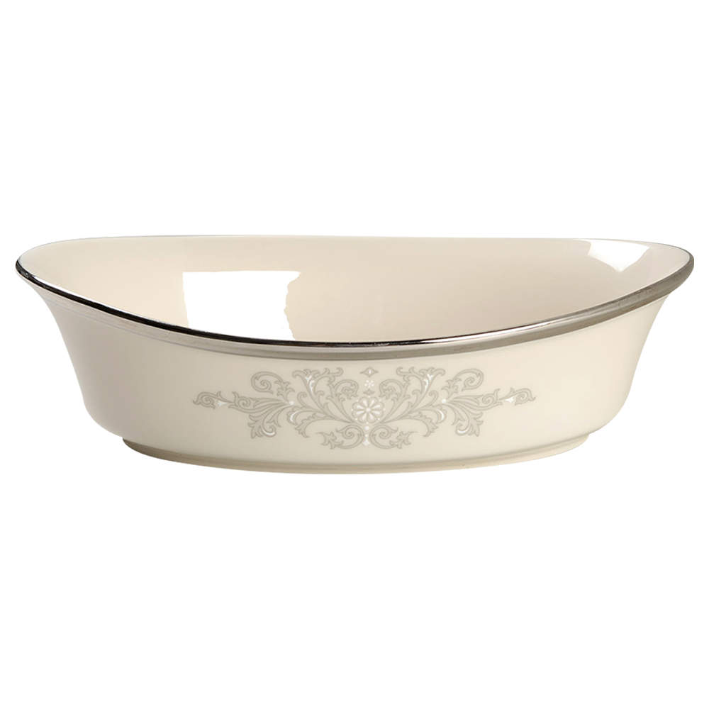 Snow Lily 10" Oval Vegetable Bowl by Lenox-1