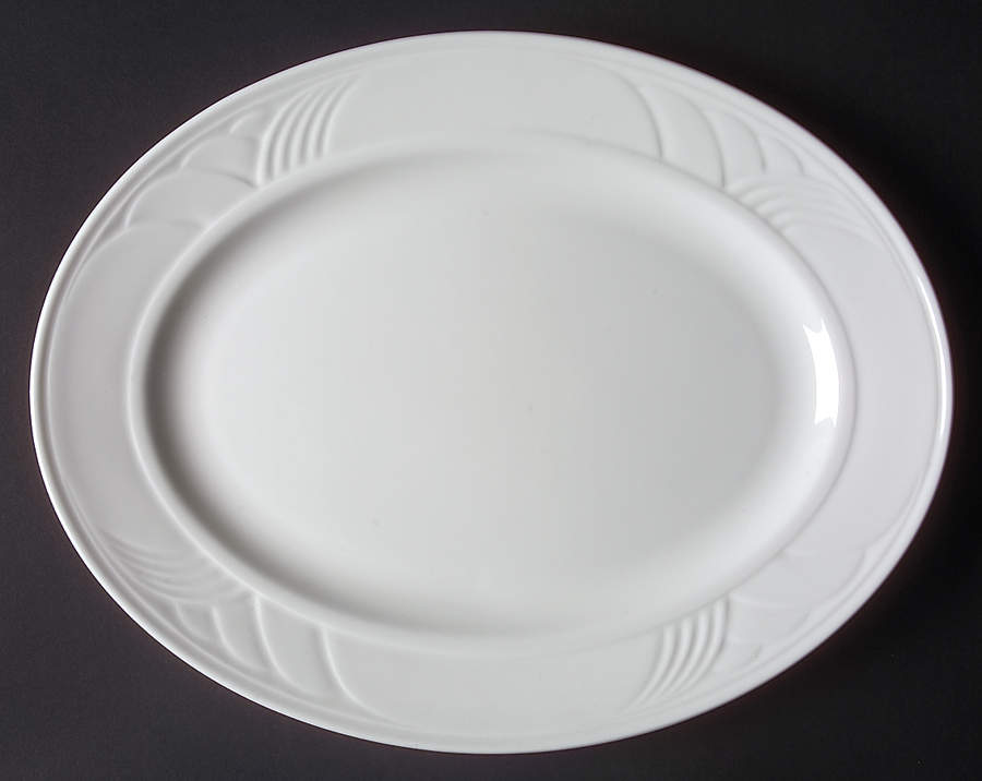 Snowdrift 13" Oval Serving Platter by Lenox-1
