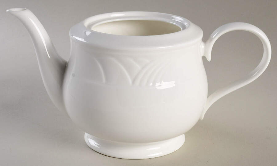 Snowdrift Teapot No Lid by Lenox-1