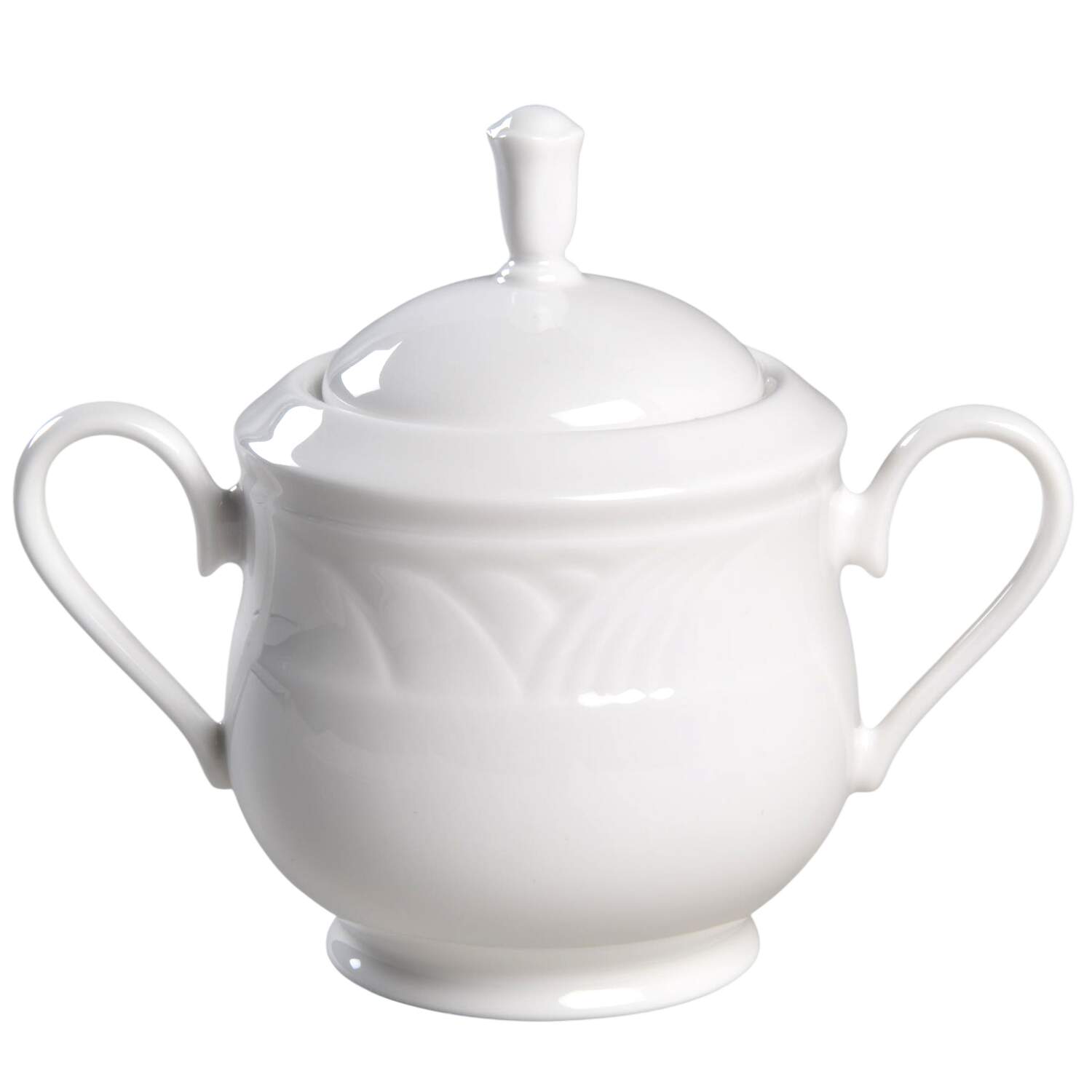 Snowdrift Sugar Bowl & Lid by Lenox-1