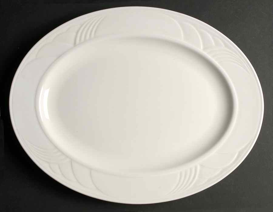 Snowdrift 16" Oval Serving Platter by Lenox-1
