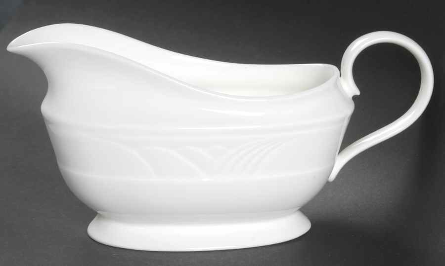 Snowdrift Gravy Boat by Lenox-1