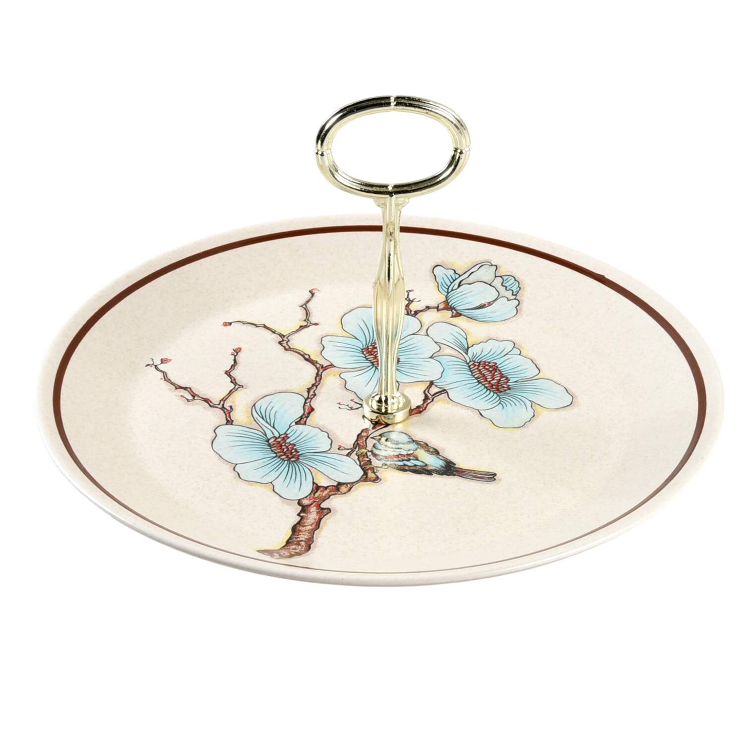 Softwind Round Serving Plate with Center Handle (Dp) Hc by Lenox-1