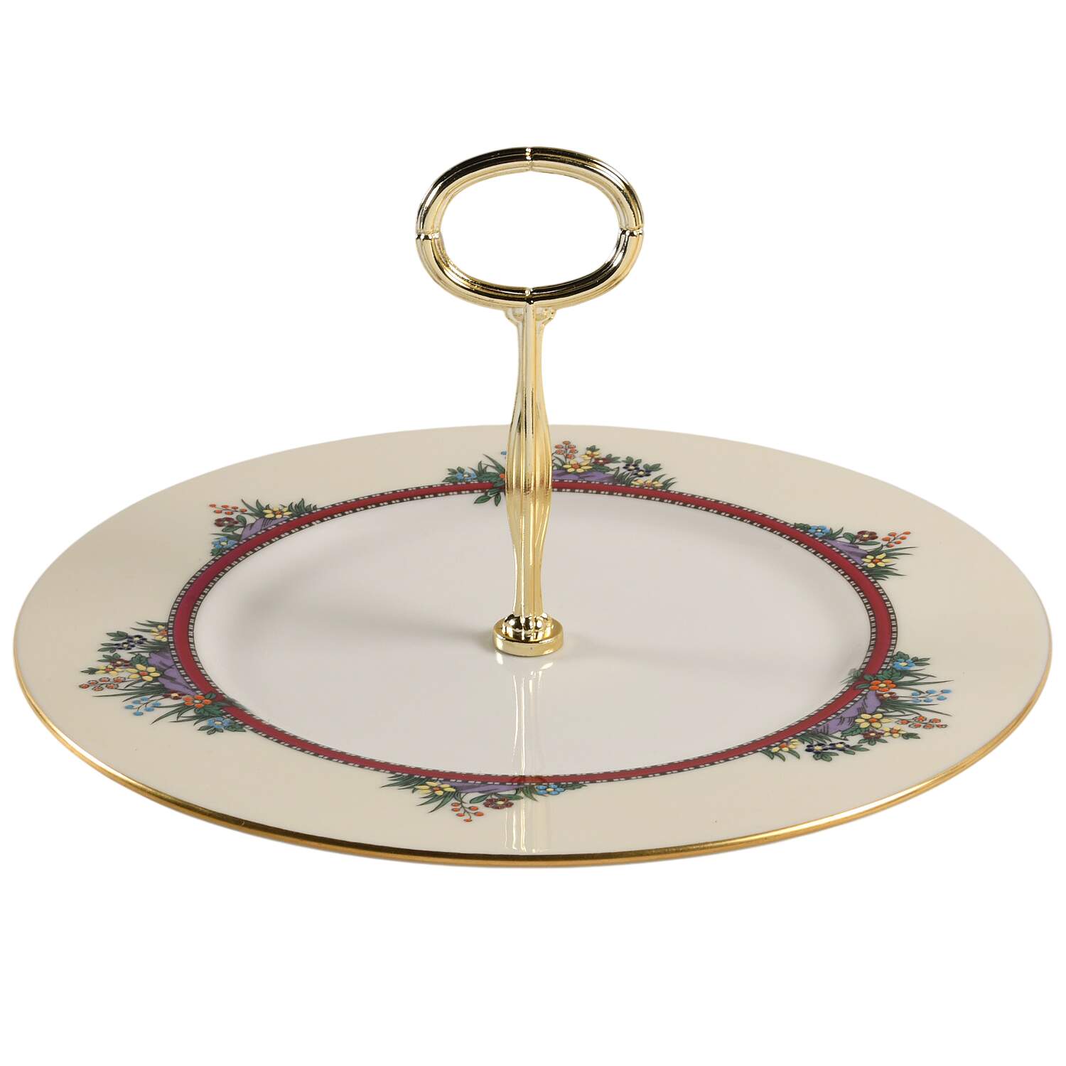 Southern Gardens Round Serving Plate with Center Handle (Dp) Hc by Lenox-1