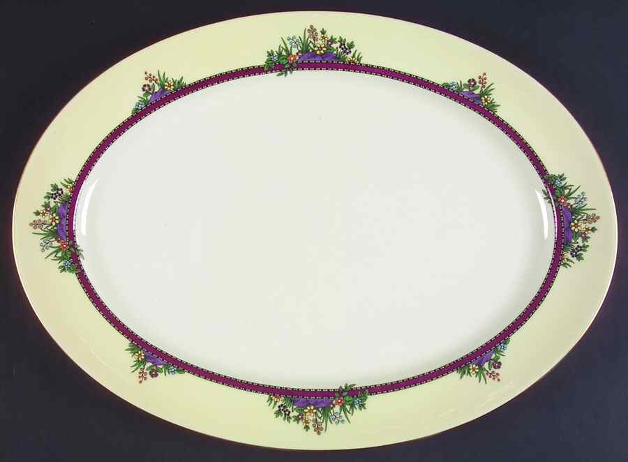 Southern Gardens 17" Oval Serving Platter by Lenox-1