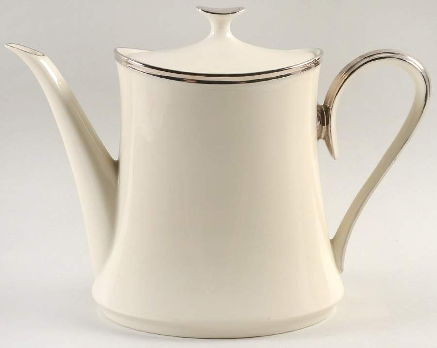 Solitaire Tea/Coffee Pot & Lid by Lenox-1