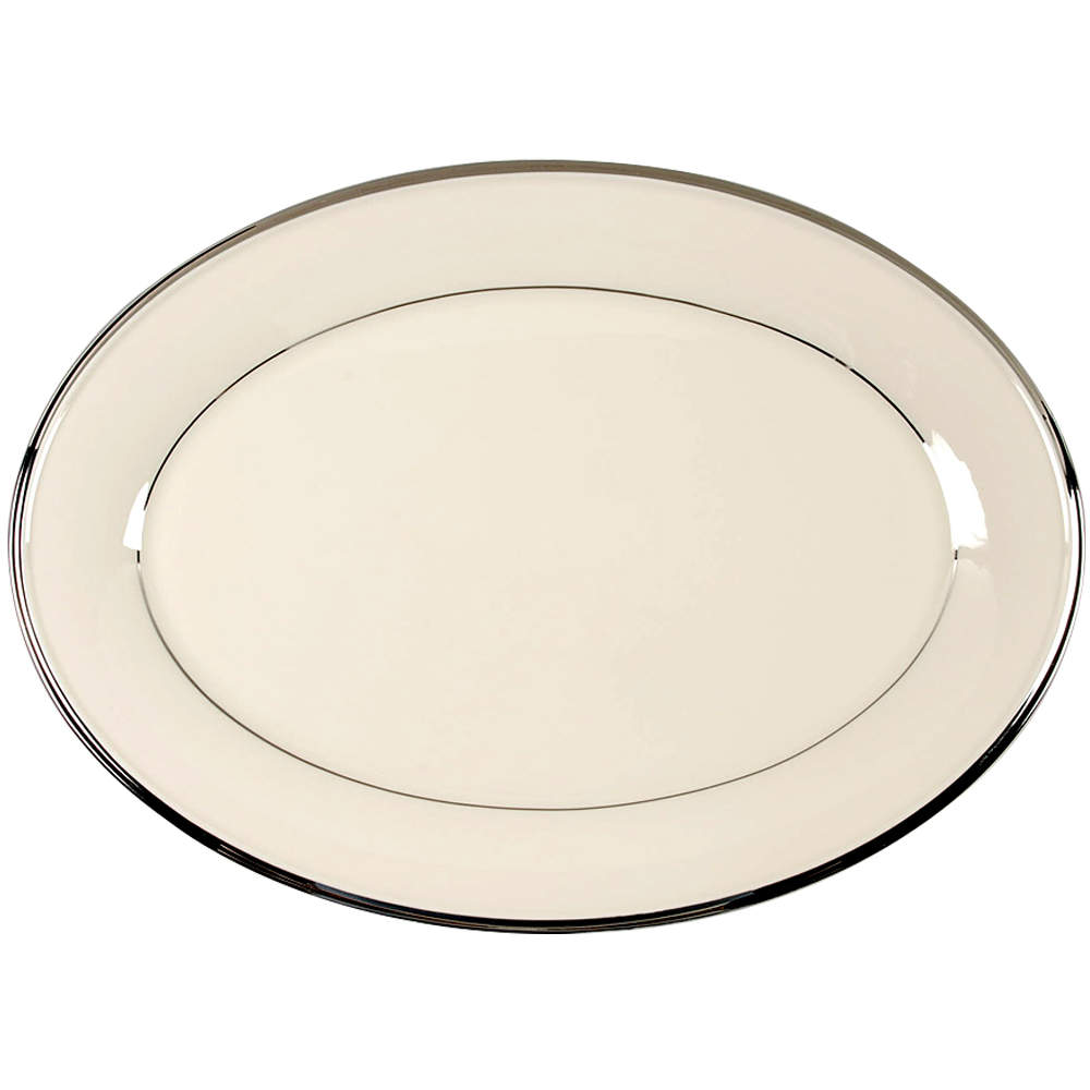 Solitaire 16" Oval Serving Platter by Lenox-1