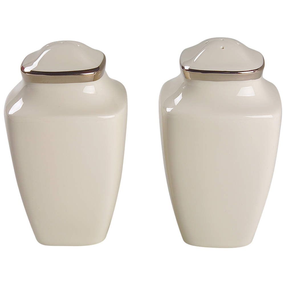 Solitaire Square Salt & Pepper Set by Lenox-1