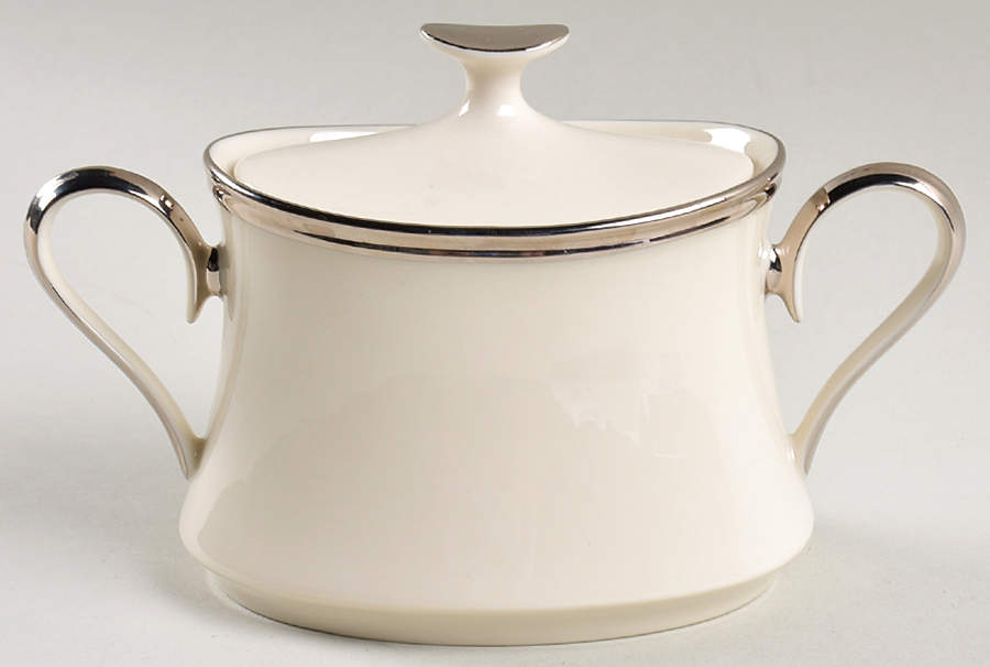 Solitaire Sugar Bowl & Lid by Lenox-1