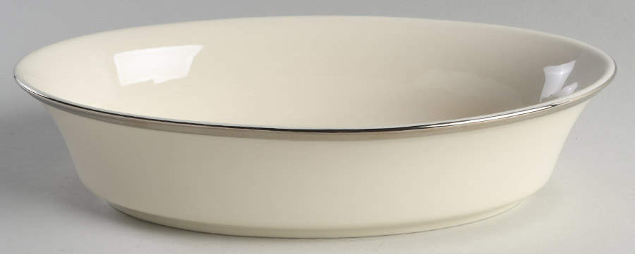 Solitaire 10" Oval Vegetable Bowl by Lenox-1