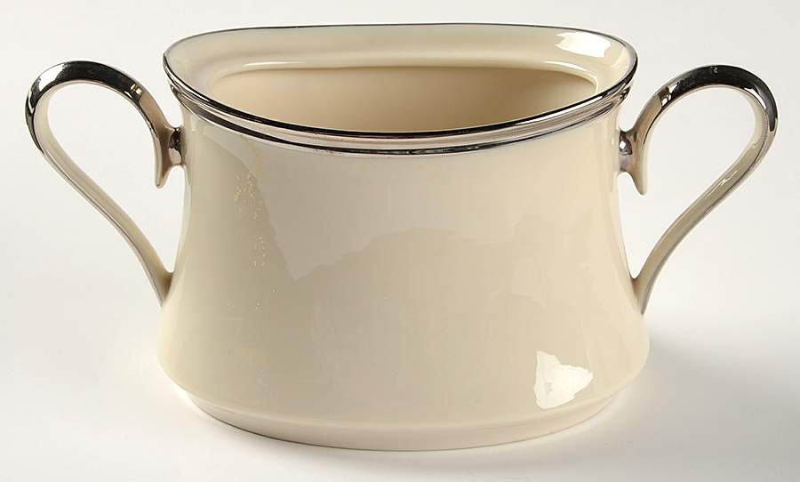 Solitaire Sugar Bowl No Lid by Lenox-1