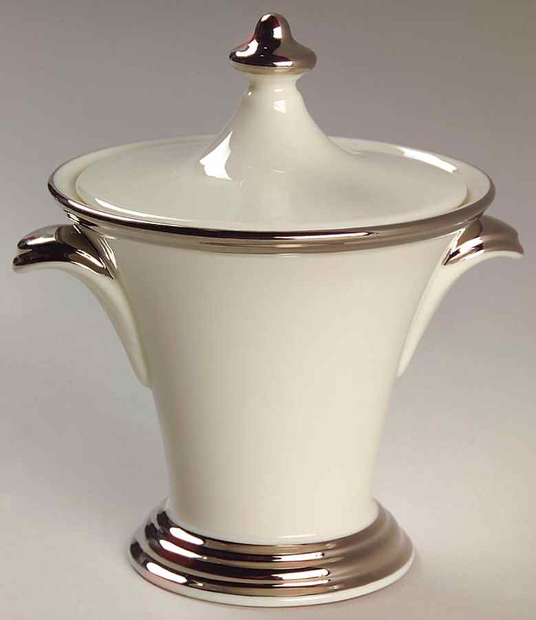 Solitaire Sugar Bowl & Lid by Lenox-1