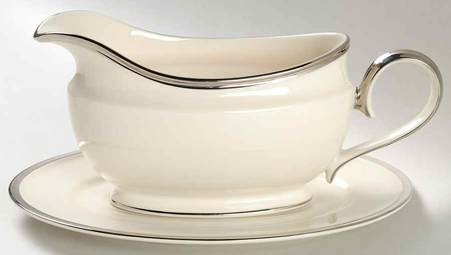 Solitaire Gravy Boat & Underplate by Lenox-1