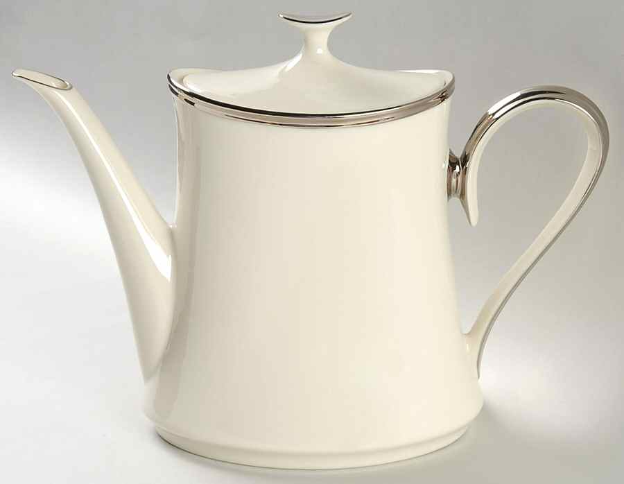 Solitaire Tea/Coffee Pot & Lid by Lenox-1