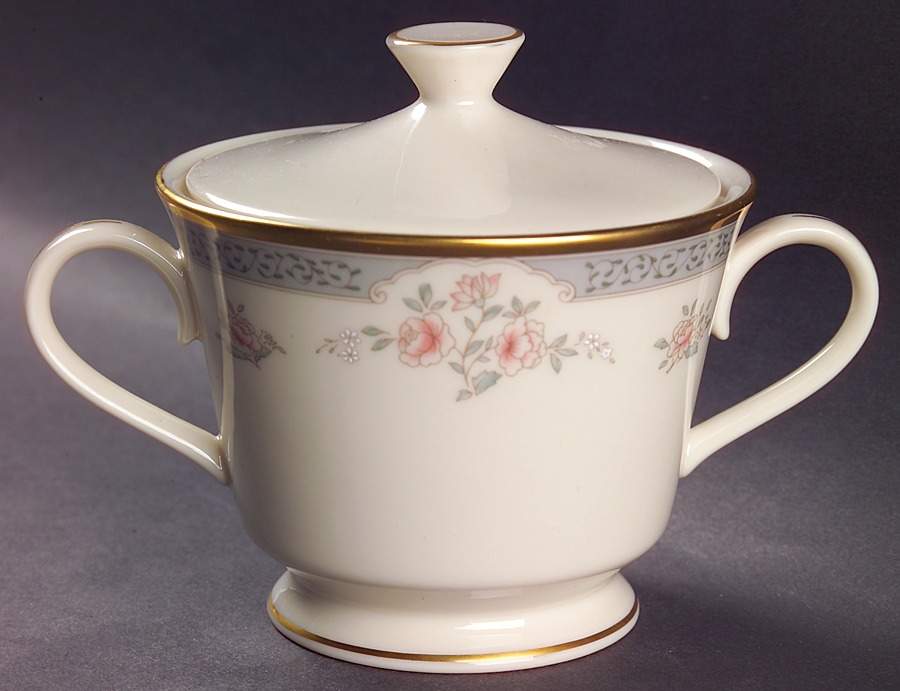 Somerset (Newer) Sugar Bowl & Lid by Lenox-1