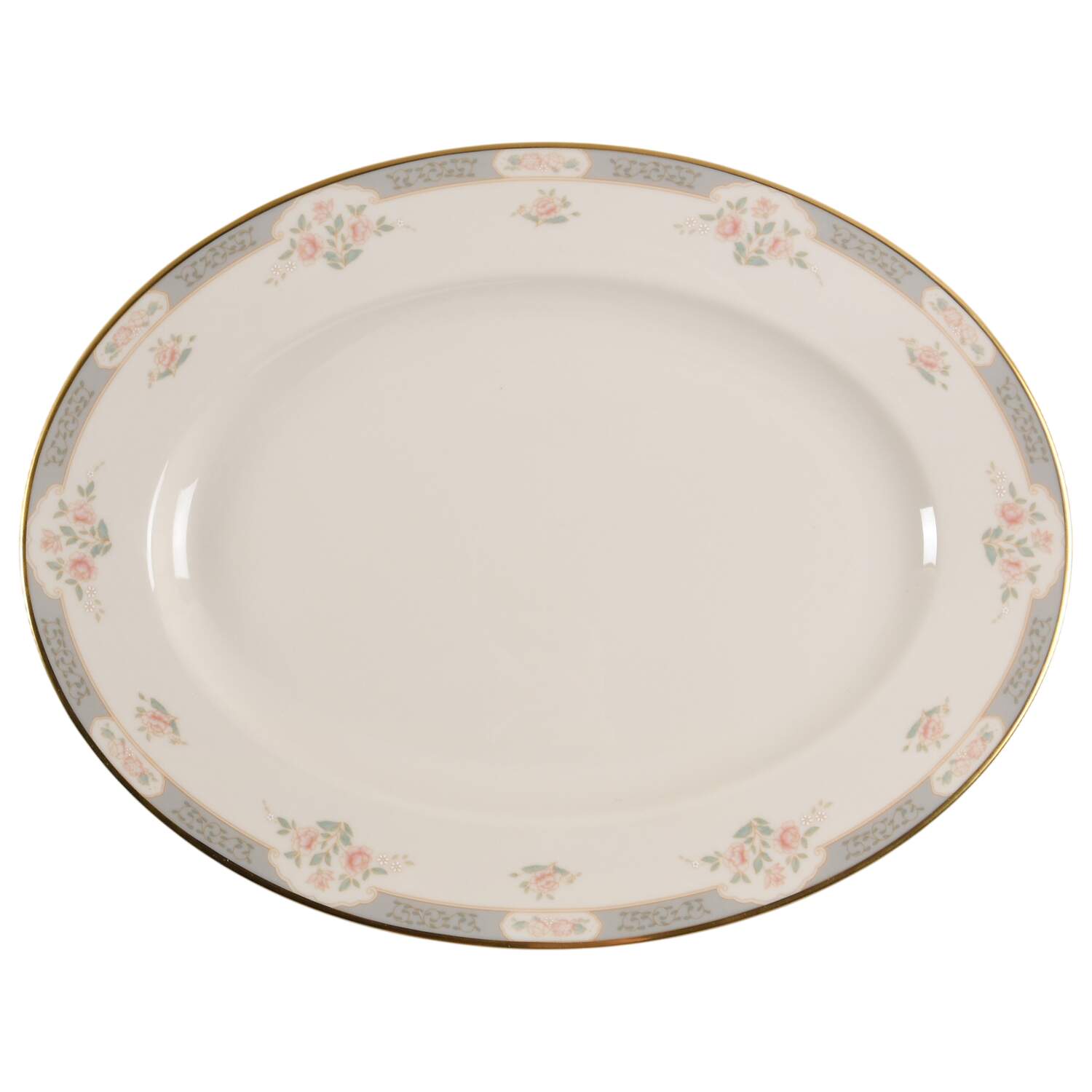 Somerset (Newer) 13" Oval Serving Platter by Lenox-1