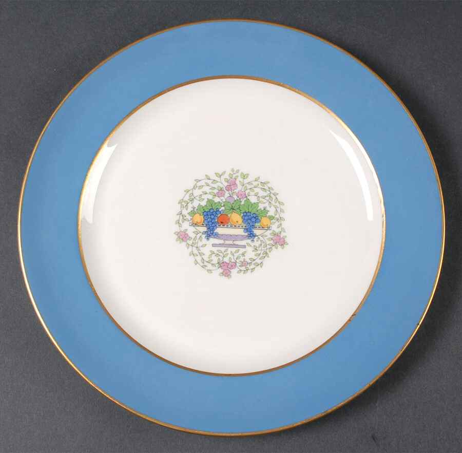 Somerset Blue Luncheon Plate by Lenox-1