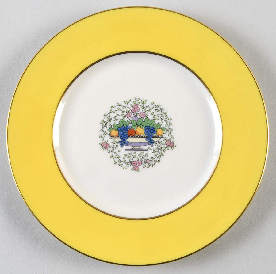 Somerset Yellow Salad Plate by Lenox-1