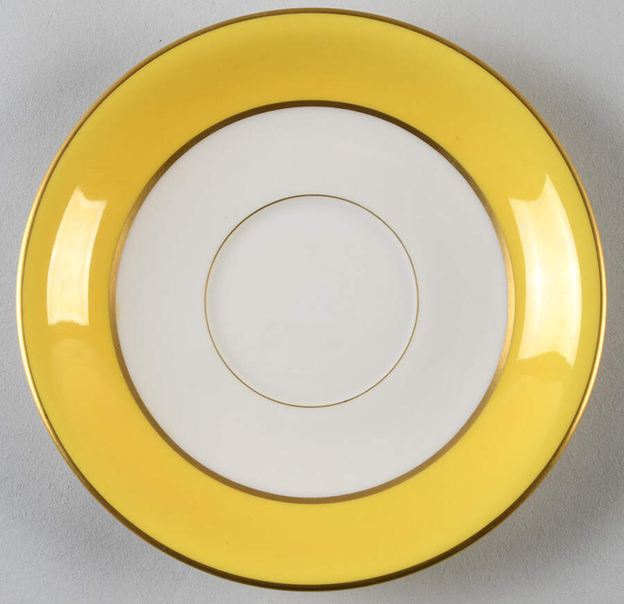 Somerset Yellow Saucer for Cream Soup Bowl by Lenox-1