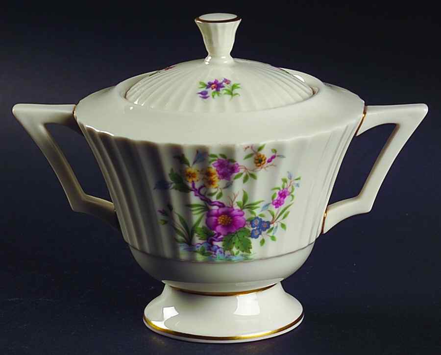 Sonnet Sugar Bowl & Lid by Lenox-1