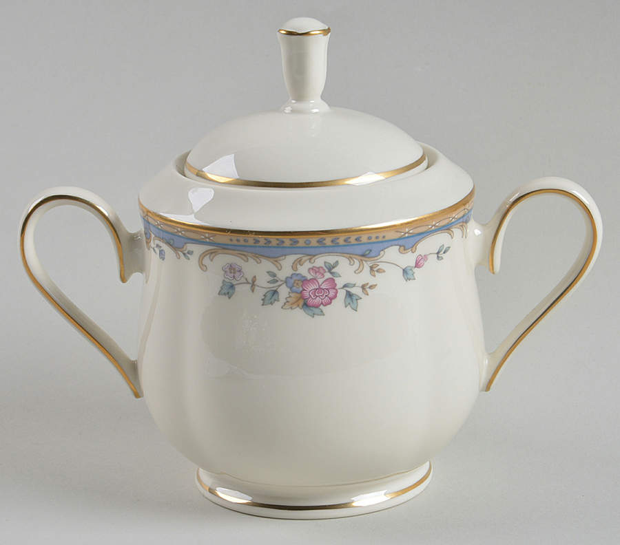Southern Vista Sugar Bowl & Lid by Lenox-1