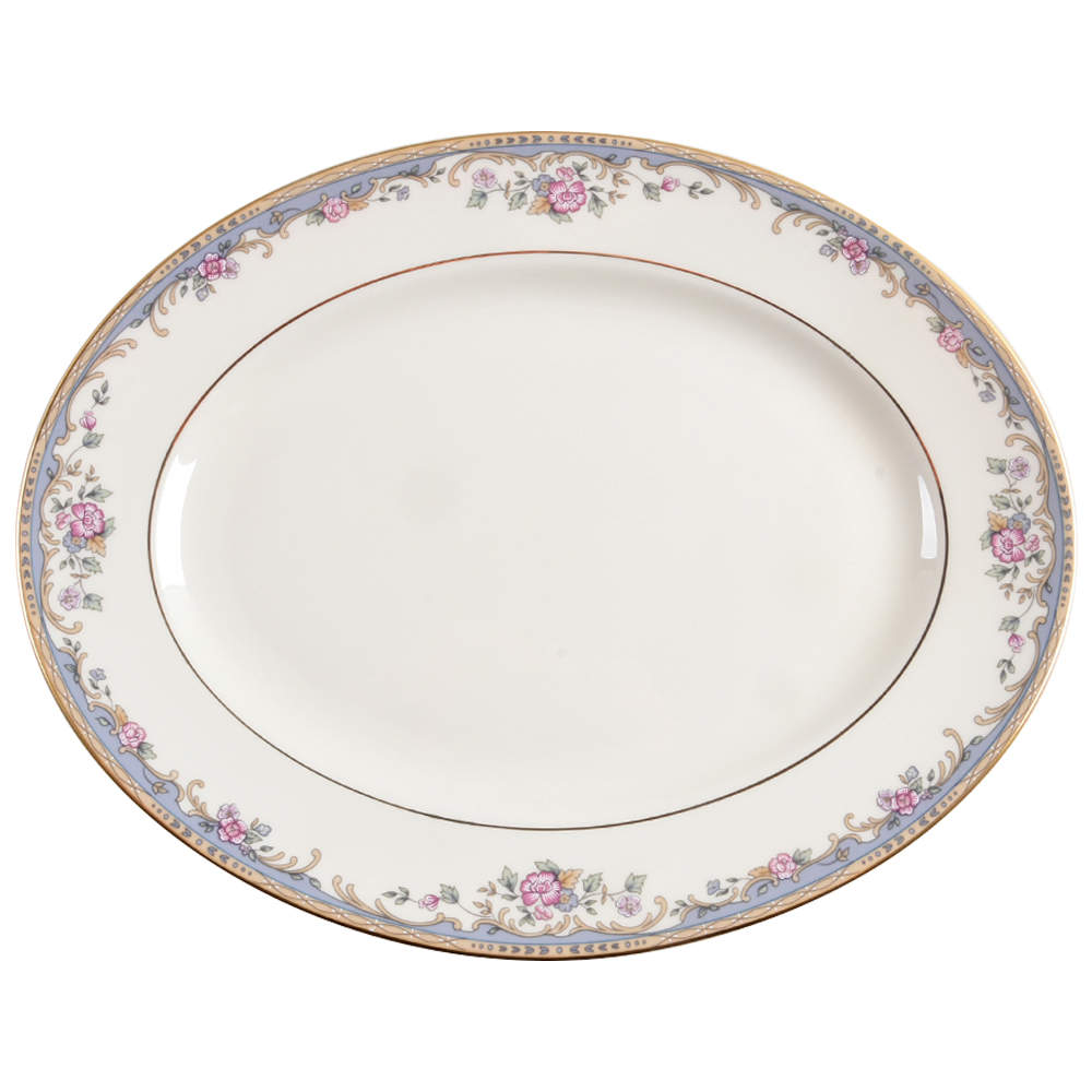 Southern Vista 13" Oval Serving Platter by Lenox-1