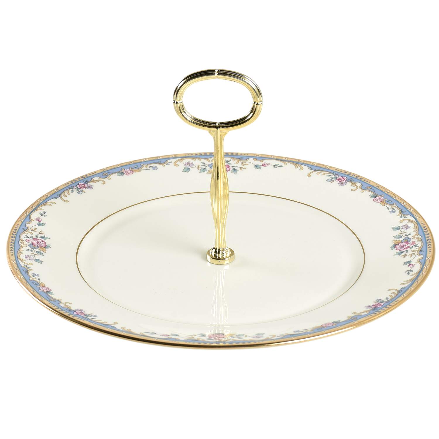 Southern Vista Round Serving Plate with Center Handle (Dp) Hc by Lenox-1