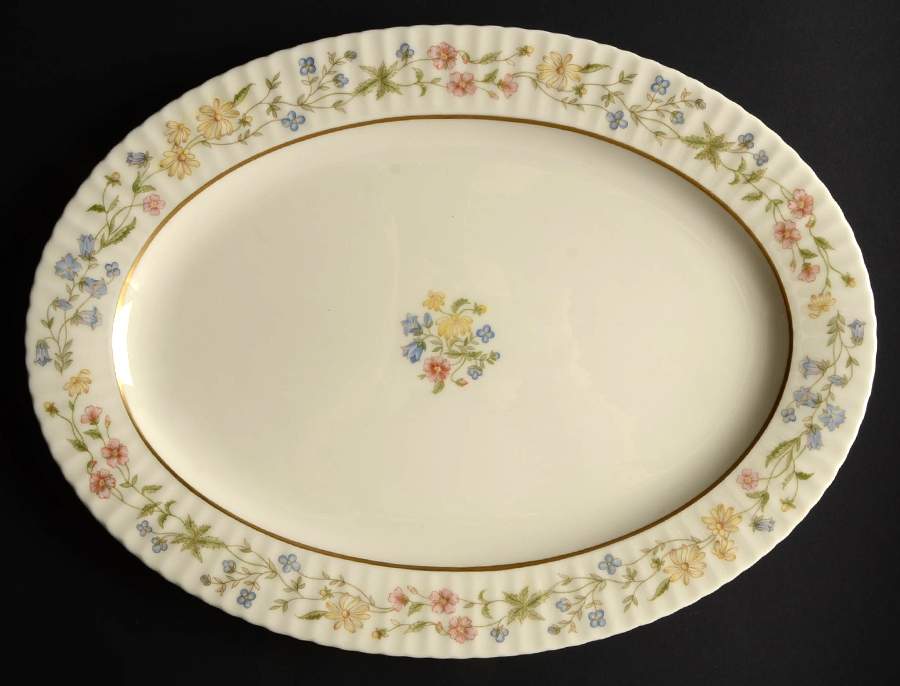 Spring Bouquet 13" Oval Serving Platter by Lenox-1