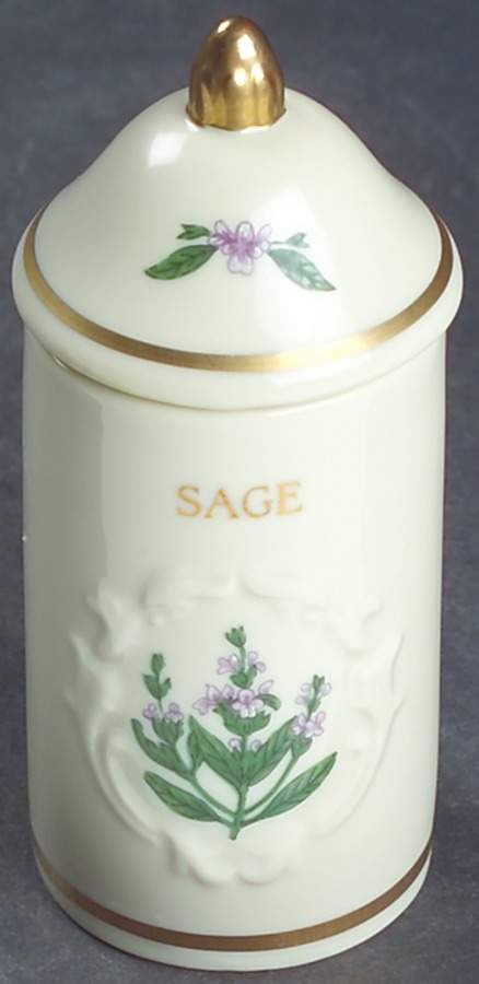 Spice Garden (Giftware) Spice Jar Set Individual Jar & Lid by Lenox-1