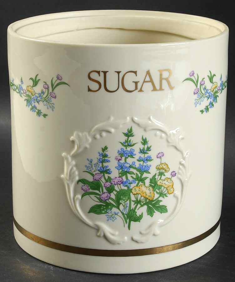 Spice Garden (Giftware) Sugar Canister No Lid by Lenox-1