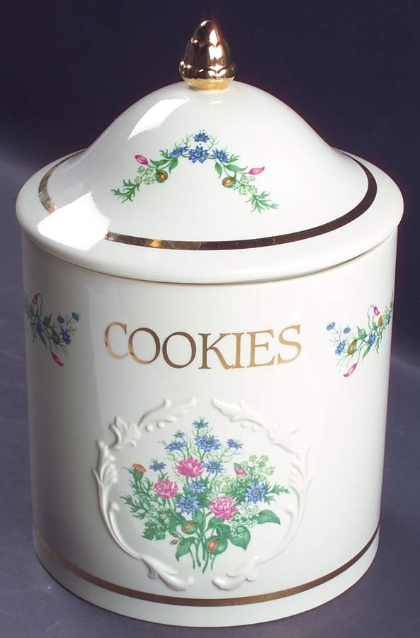 Spice Garden (Giftware) Cookie Jar & Lid by Lenox-1