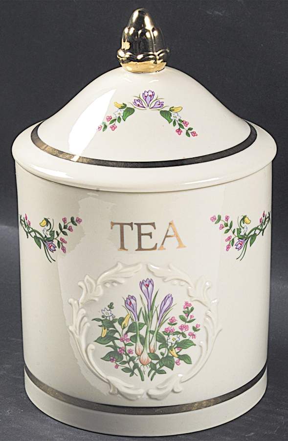 Spice Garden (Giftware) Tea Canister & Lid by Lenox-1
