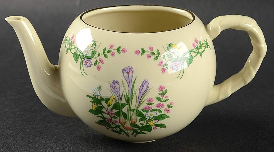 Spice Garden (Giftware) Teapot Flower Pot W/No Underplate by Lenox-1