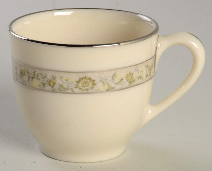 Springdale (Platinum Trim) Flat Demitasse Cup by Lenox-1