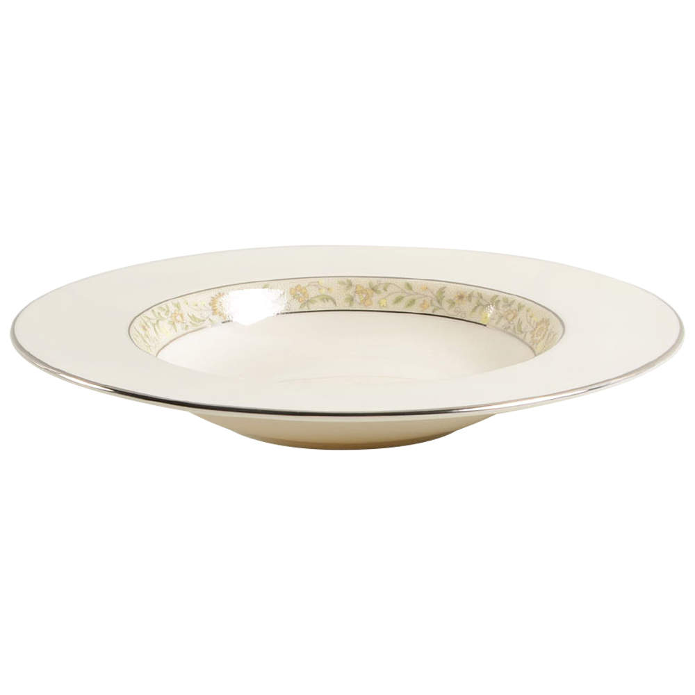 Springdale (Platinum Trim) Rim Soup Bowl by Lenox-1