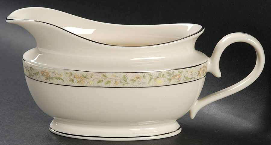 Springdale (Platinum Trim) Gravy Boat by Lenox-1