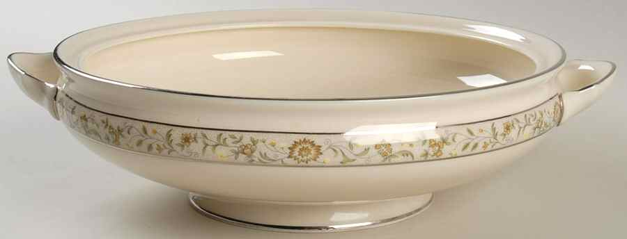 Springdale (Platinum Trim) Round Vegetable No Lid by Lenox-1