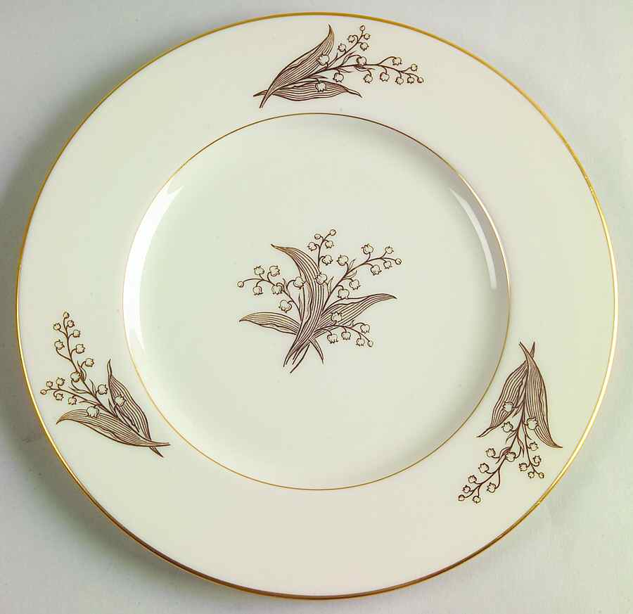 Springdale (Gold Trim) Salad Plate by Lenox-1