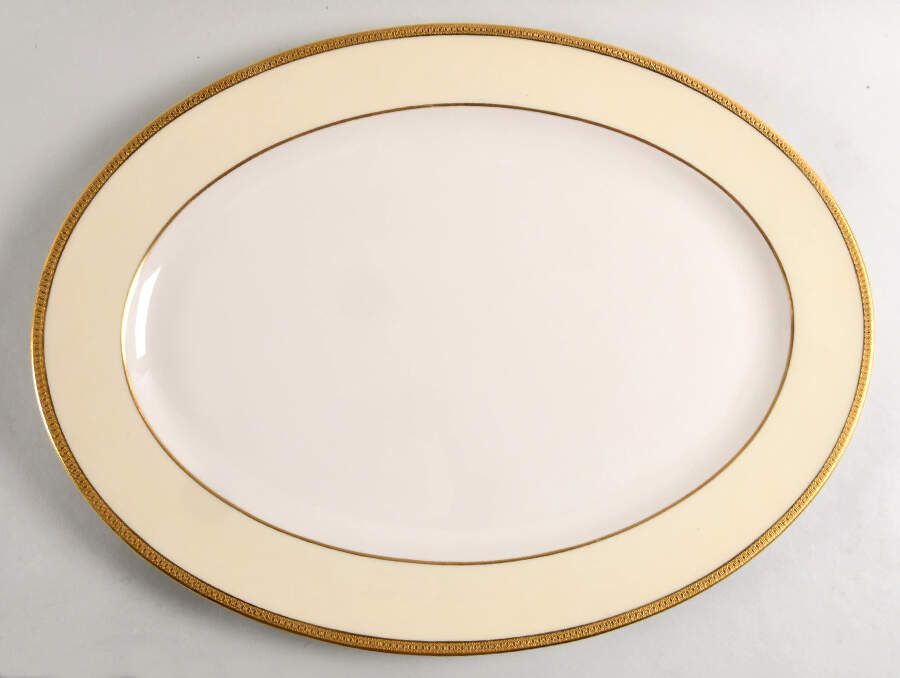 Springfield 19" Oval Serving Platter by Lenox-1