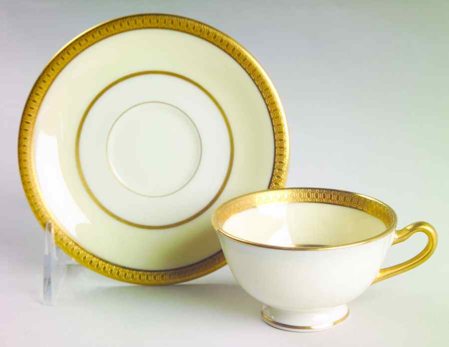 Springfield Footed Demitasse Cup & Saucer Set by Lenox-1