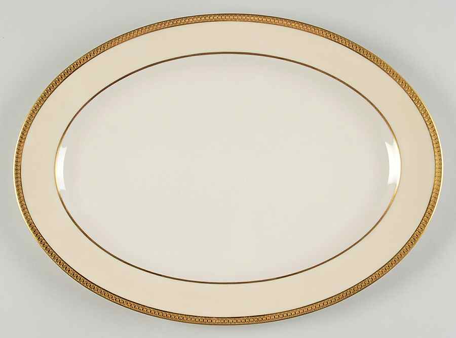 Springfield 14" Oval Serving Platter by Lenox-1