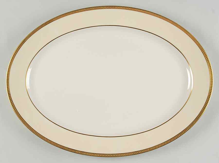Springfield 17" Oval Serving Platter by Lenox-1
